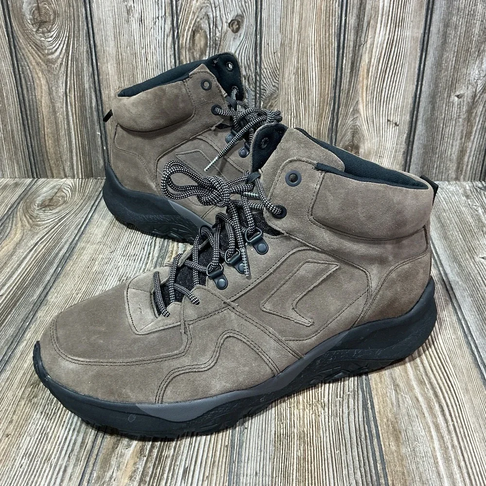 SAS Hi Country-Y Hiking Leather Water Resistant Boot Brown Lace Up Mens 13.5 W
